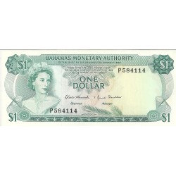 Billetes - America - Bahamas - 027 - sc - Año 1968 - dollar