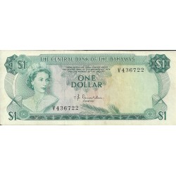 Billetes - America - Bahamas - 027 - mbc - Año 1968 - dollar