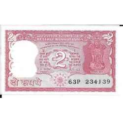 Billetes - Asia - India - 53 - sc - 2 rupias - Num.ref: 234J39