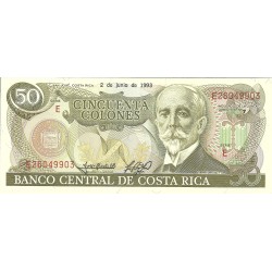 Billetes - America - Costa Rica - 257 - S/C - Año 1993 - 50 Golones