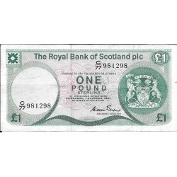 Billetes - Europa - Escocia - 341b - mbc - 1983 - libra - num. ref: 081248