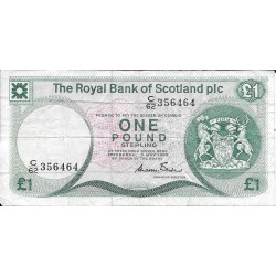 Billetes - Europa - Escocia - 341a - mbc - 1982 - libra - num. ref: 356464