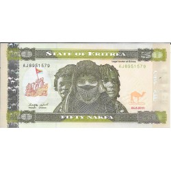 Billetes - Africa - Eritrea - 9 - SC - 2011 - 50 kakfa - Num.ref: AJ8951579