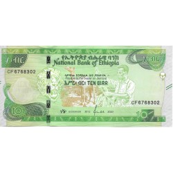 Billetes - Africa - Etiopia - W55 - S/C - 2020 - 10 Birr - num ref: CF6768302