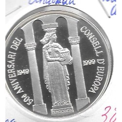 Monedas - Europa - Andorra - 153 - 1999 - 10 dinar - plata