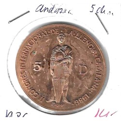 Monedas - Europa - Andorra - 29 - 1986 - 5 dolar