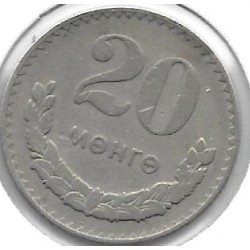 Monedas - Asia - Mongolia - 32 - Año 1977 - 20 Mongo