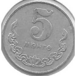 Monedas - Asia - Mongolia - 29 - Año 1981 - 5 Mongo