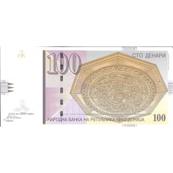 Billetes - Europa - Macedonia - 16 - sc - 2004 - 100 dinara - Num.ref: 221075