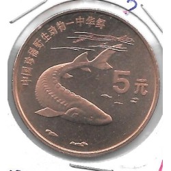 Monedas - Asia - China - 1214 - 1999 - 5 yuan