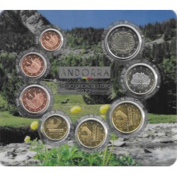 Monedas - Euros - Estuches Oficiales - Andorra -  - FDC - 2022 - Coleccion 8 monedas