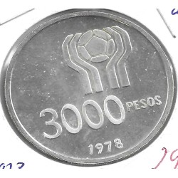 Monedas - America - Argentina - 80 - 1978 - 3000 pesos - plata