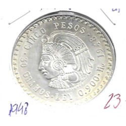 Monedas - America - Argentina - 465 - 1948 - 5 pesos - plata