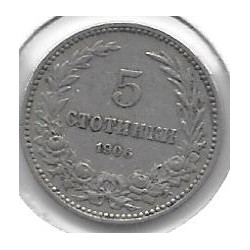 Monedas - Europa - Bulgaria - 24 - 1906 - 5 Stotinki