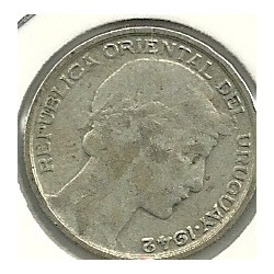 Monedas - America - Uruguay - 029 - Año 1942 - 20 ctm