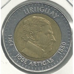 Monedas - America - Uruguay - 121 - Año 2000 - 10 Pesos