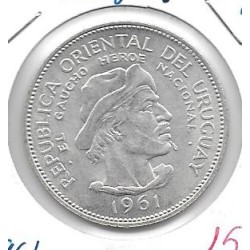 Monedas - America - Uruguay - 43 - 1961 - 10 pesos - plata