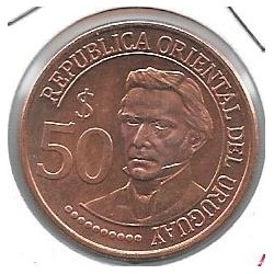 Monedas - America - Uruguay - 139 - 2011 - 50 pesos