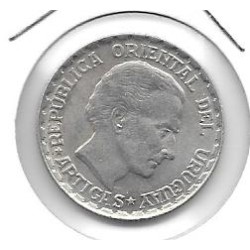 Monedas - America - Uruguay - 31 - 1943 - 50 ctm. peso - plata