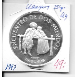 Monedas - America - Uruguay - 119 - 1997 - 25$ - plata