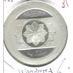 Monedas - America - Uruguay - 91 - 1987 - 5000 N$ - plata