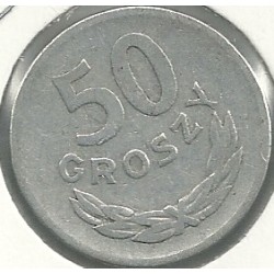 Monedas - Europa - Polonia - 44a - Año 1949 - 50 Groszy