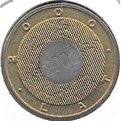 Monedas - Europa - Polonia - 374 - 2001 - 2 Zloty