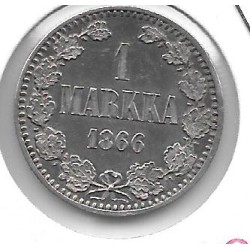 Monedas - Europa - Finlandia - 3.1 - 1866 - marco - plata