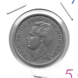 Monedas - Europa - Monaco - 134 - 1956 - 100 francos