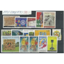 Andorra - Correo Francés - Años completos - Año 1998