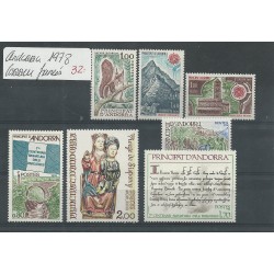 Andorra - Correo Francés - Años completos - Año 1978