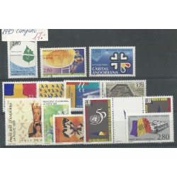 Andorra - Correo Francés - Años completos - Año 1995