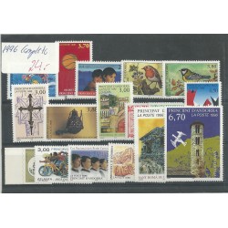 Andorra - Correo Francés - Años completos - Año 1996