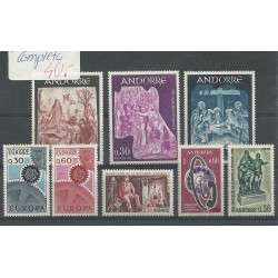 Andorra - Correo Francés - Años completos - Año 1967