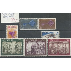 Andorra - Correo Francés - Años completos - Año 1968