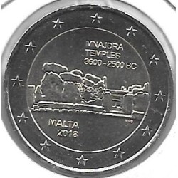 Monedas - Euros - 2€ - Malta - Año 2018 - Mnajdra