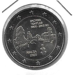 Monedas - Euros - 2€ - Malta - SC - 2020 - Ruinas Skorba