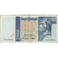 Billetes - Europa - Portugal - 189 - mbc - Año 1995 - 2000 escudos