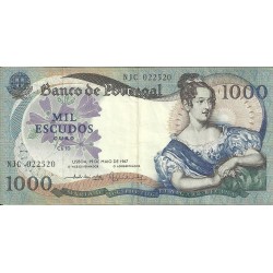 Billetes - Europa - Portugal - 172 - MBC - Año 1967 - 1000 Escudos - ref: NJC022520