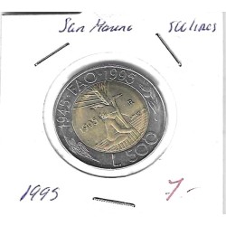 Monedas - Europa - San Marino - 330 - 1995 - 500 liras