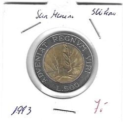 Monedas - Europa - San Marino - 301 - 1993 - 500 liras