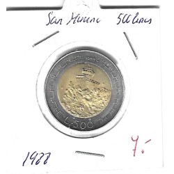 Monedas - Europa - San Marino - 226 - 1988 - 500 liras