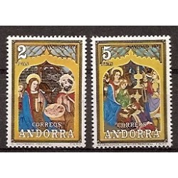 Sellos - Países - Andorra - Correo Español - Series completas - 1973 - 087/088 - **