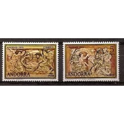 Sellos - Países - Andorra - Correo Español - Series completas - 1974 - 094/095 - **