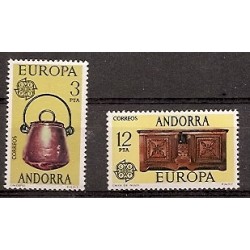 Sellos - Países - Andorra - Correo Español - Series completas - 1976 - 102/03 - **