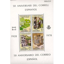 Sellos - Países - Andorra - Correo Español - Series completas - 1978 - 116 - **