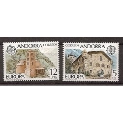 Sellos - Países - Andorra - Correo Español - Series completas - 1978 - 117/18 - **