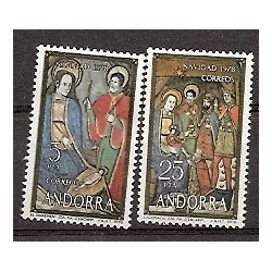 Sellos - Países - Andorra - Correo Español - Series completas - 1978 - 120/21 - **