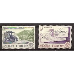 Sellos - Países - Andorra - Correo Español - Series completas - 1979 - 125/26 - **