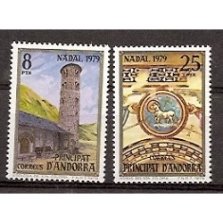 Sellos - Países - Andorra - Correo Español - Series completas - 1979 - 128/29 - **